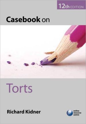 Book Casebook on Torts free
