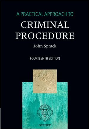 Book A Practical Approach to Criminal Procedure free