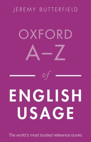 Book Oxford A-Z of English Usage free