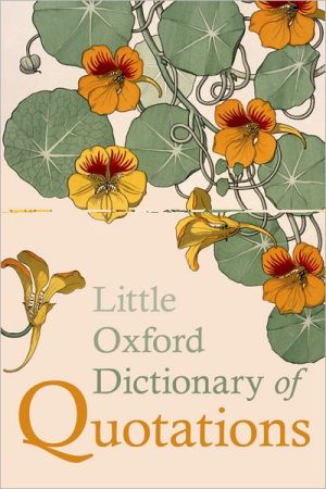 Book Little Oxford Dictionary of Quotations free