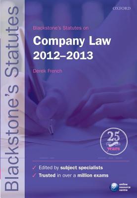 Book Blackstone's Statutes on Company Law 2012-2013 free