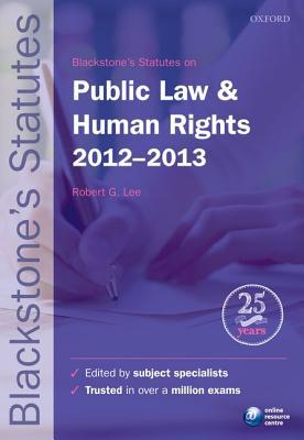 Book Blackstone's Statutes On Public Law & Human Rights 2012-2013 free