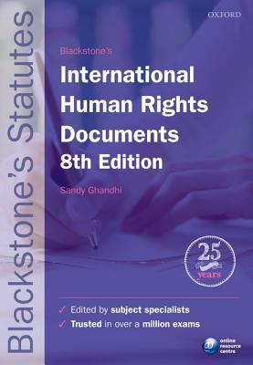 Book Blackstone's International Human Rights Documents (Blackstone's Statutes) free