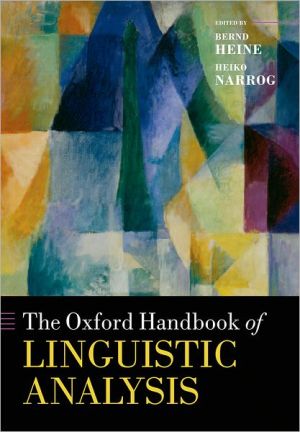 Book The Oxford Handbook of Linguistic Analysis (Oxford Handbooks) free