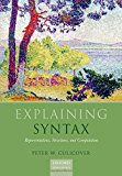 Book Explaining Syntax: Representations, Structures, and Computation free
