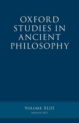 Book Oxford Studies in Ancient Philosophy: Volume 43 free