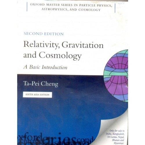 Book Relativity, Gravitation and Cosmology free
