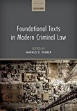 Book Foundational Texts in Modern Criminal Law free