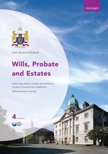 Book Law Society of Ireland Wills, Probate and Estates (Law Society of Ireland Manuals) free