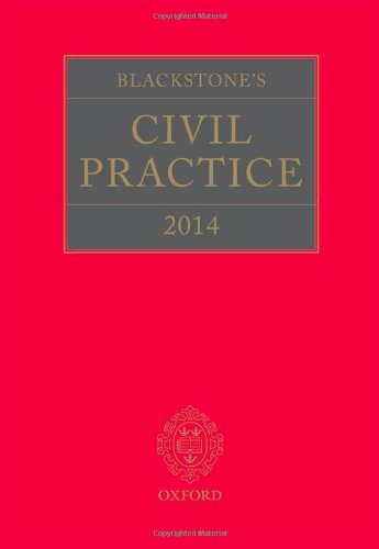 Book Blackstone's Civil Practice 2014 free