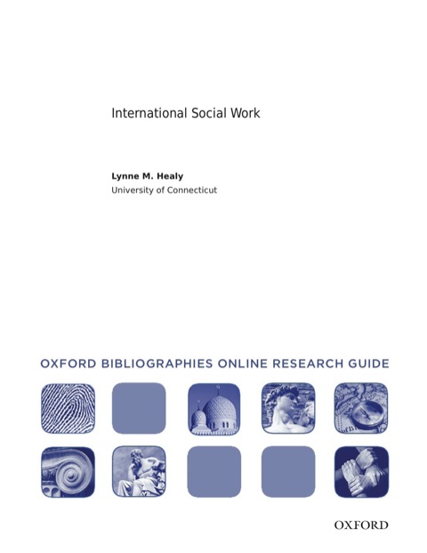 Book International Social Work: Oxford Bibliographies Online Research Guide free