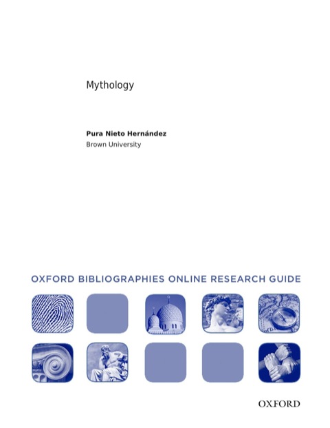 Book Mythology: Oxford Bibliographies Online Research Guide free