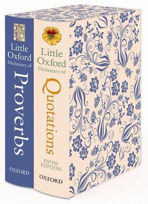 Book Little Oxford Gift Box: Little Oxford Dictionary of Quotations; Little Oxford Dictionary of Proverbs free