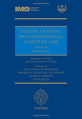 Book The IMLI Manual on International Maritime Law Volume II: Shipping Law free