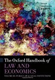 Book The Oxford Handbook of Law and Economics: Volume 3: Public Law and Legal Institutions (Oxford Handbooks) free