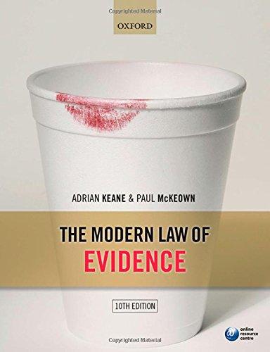 Book The Modern Law of Evidence free