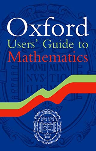 Book Oxford Users' Guide to Mathematics free