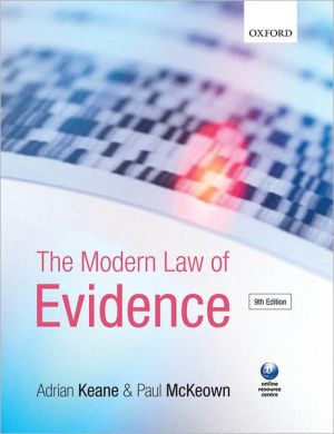 Book The Modern Law of Evidence free
