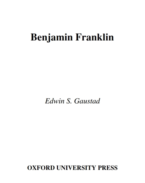 Book Benjamin Franklin (Lives and Legacies Series) free