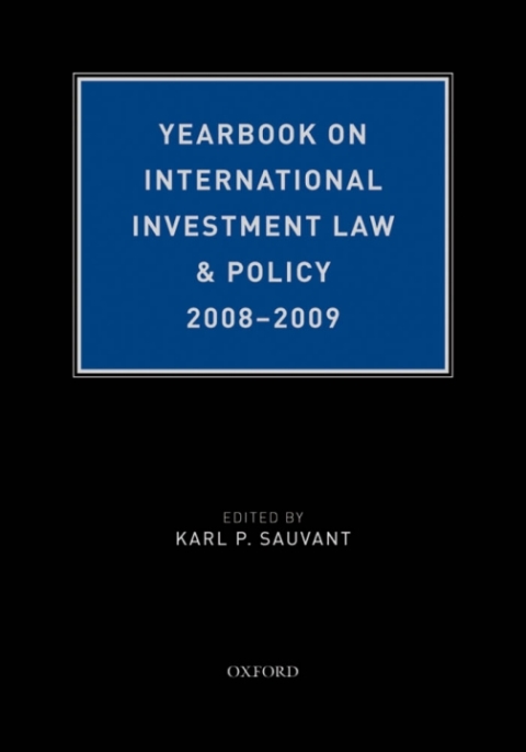 Book Yearbook on International Investment Law & Policy 2008-2009 free