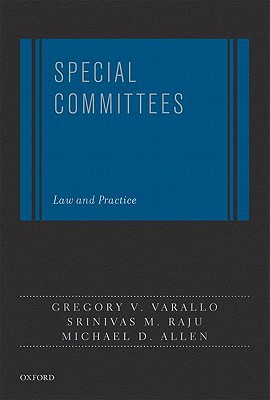 Book Special Committees: Law and Practice free