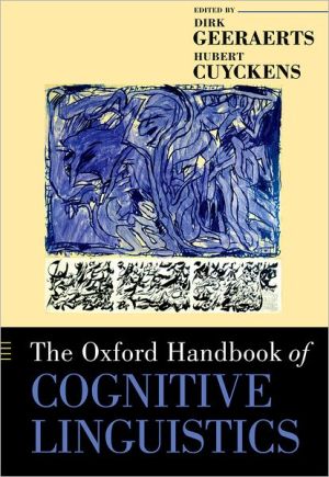 Book The Oxford Handbook of Cognitive Linguistics (Oxford Handbooks) free