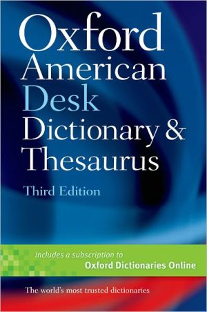 Book Oxford American Desk Dictionary & Thesaurus free