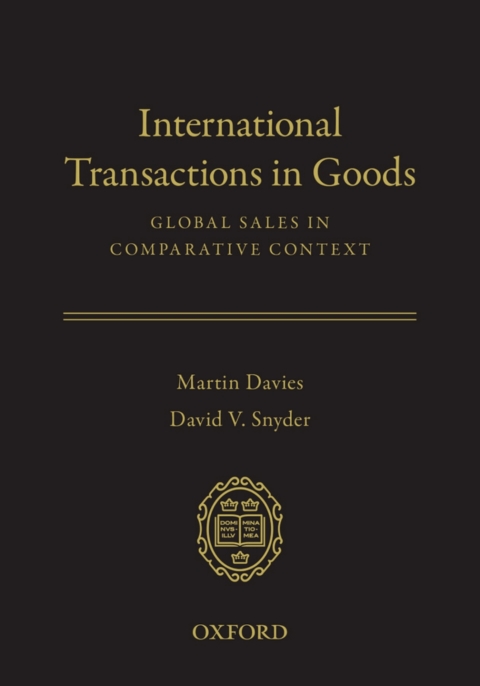 Book International Transactions in Goods: Global Sales in Comparative Context free