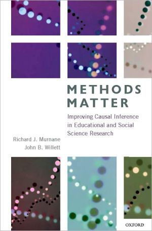 Book Methods Matter: Improving Causal Inference in Educational and Social Science Research free