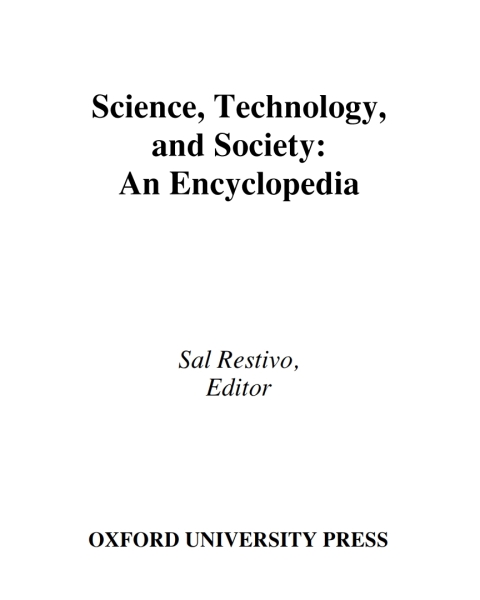 Book Science, Technology, and Society free