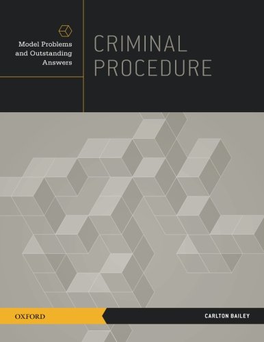 Book Criminal Procedure: Model Problems and Outstanding Answers free
