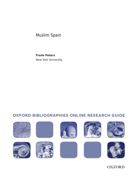 Book Muslim Spain: Oxford Bibliographies Online Research Guide free