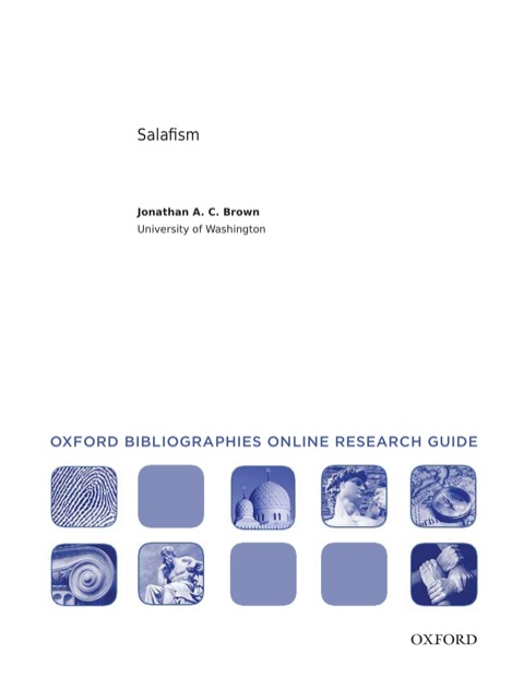 Book Salafism: Oxford Bibliographies Online Research Guide free