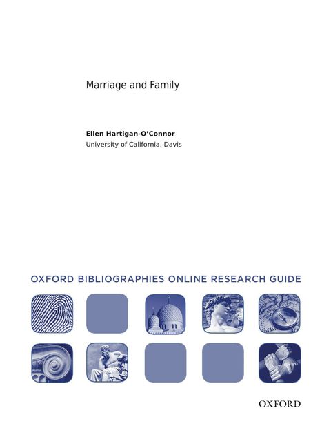 Book Marriage and Family: Oxford Bibliographies Online Research Guide free