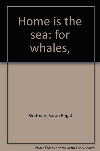 Book Home is the sea: for whales, free