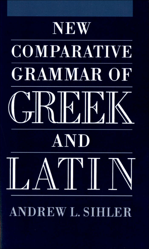 Book New Comparative Grammar of Greek and Latin free