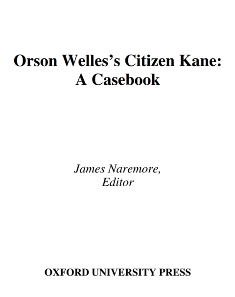 Book Orson Welles's Citizen Kane free
