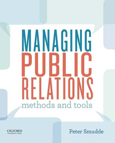 Book Managing Public Relations: Methods and Tools free
