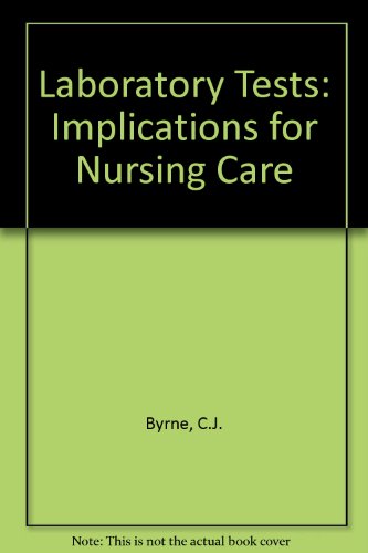 Book Laboratory Tests: Implications For Nursing Care free