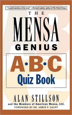 Book Mensa Genius A-B-C Quiz Book free