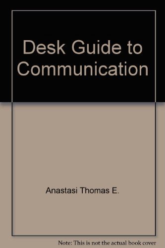 Book Desk Guide To Communication free