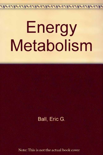 Book Energy Metabolism free