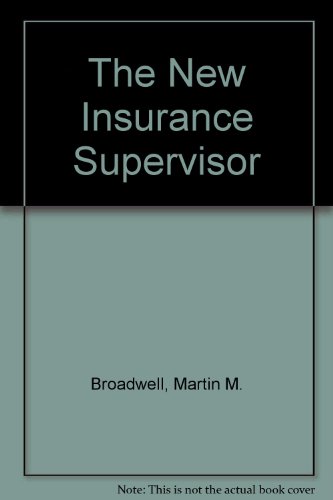 Book The New Insurance Supervisor free