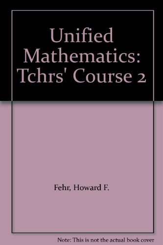 Book Unified Mathematics: Tchrs' Course 2 free