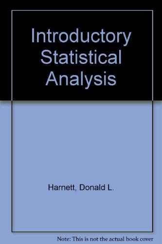Book Introductory Statistical Analysis free