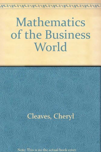 Book Mathematics of the Business World free