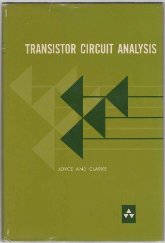 Book Transistor Circuit Analysis free
