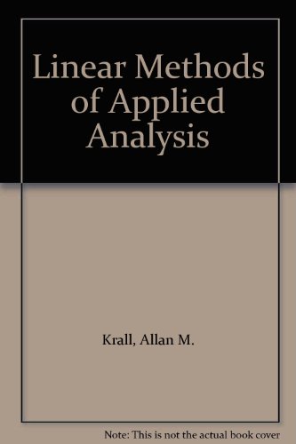 Book Linear Methods Of Applied Analysis free