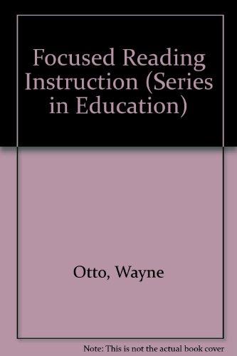 Book Focused reading instruction (Addison-Wesley series in education) free