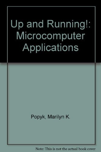 Book Up And Running!: Microcomputer Applications free